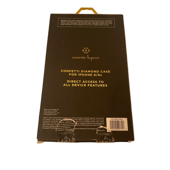 Nanette Lepore Confetti Diamond Case for IPhone 6/6S HOST PiCK!!! - Picture 3 of 3